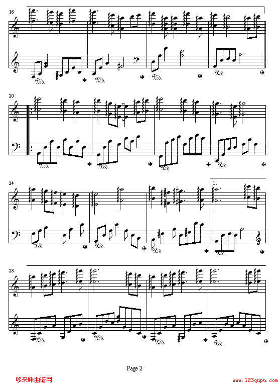 即便几度分手 - 《悲伤恋歌》插曲-韩日剧钢琴曲谱（图2）