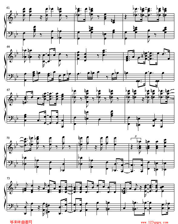 blackfirst-海上钢琴师钢琴曲谱（图5）