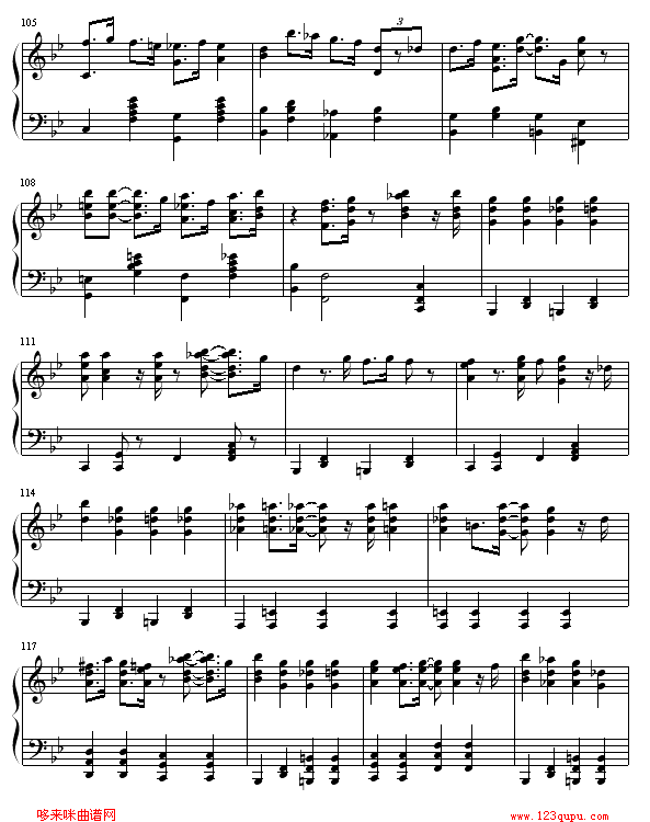 blackfirst-海上钢琴师钢琴曲谱（图8）