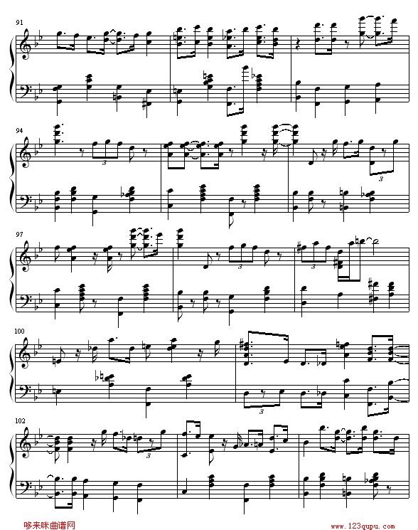 blackfirst-海上钢琴师钢琴曲谱（图7）