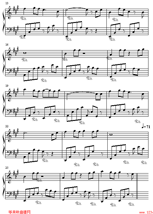 蝶恋-仙剑奇侠传钢琴曲谱（图1）