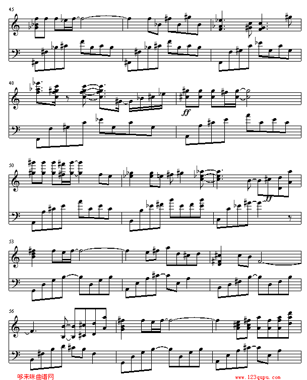 鸟之诗-Air晴空钢琴曲谱（图4）