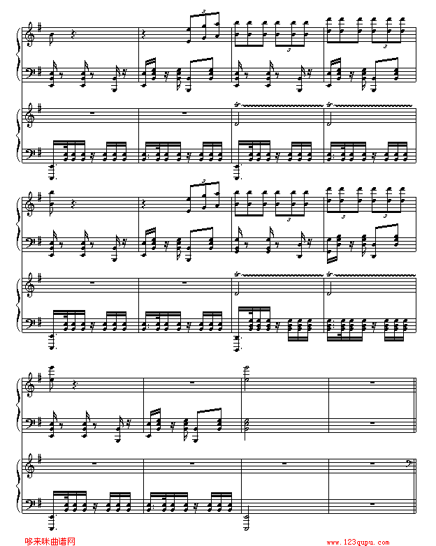 周星驰主演的-Music_boy倾情制作钢琴曲谱（图5）