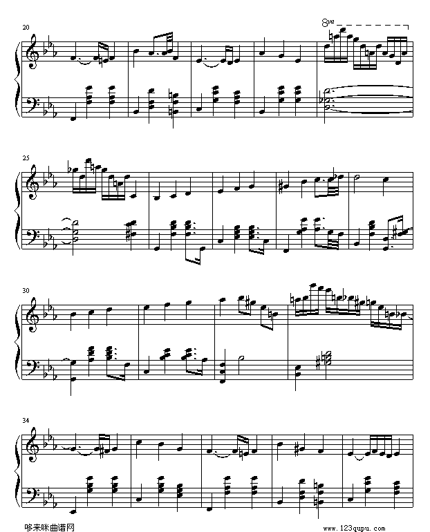 Magic Walt-海上钢琴师钢琴曲谱（图2）