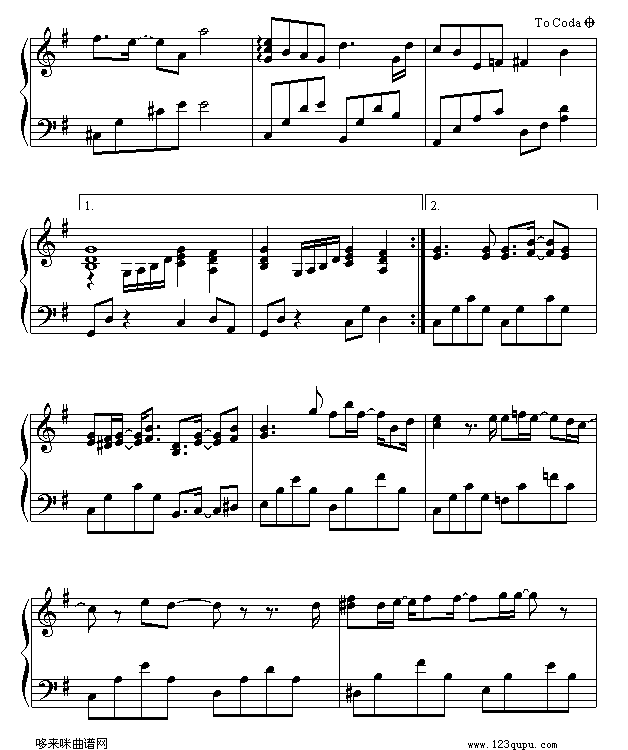 I Believe-我的野蛮女友钢琴曲谱（图3）