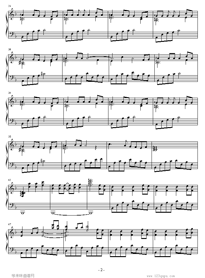 Michiyuki-尾浦游纪钢琴曲谱（图2）
