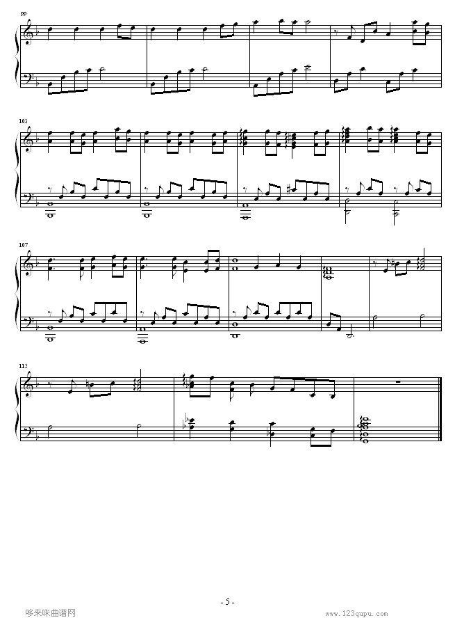 Michiyuki-尾浦游纪钢琴曲谱（图5）