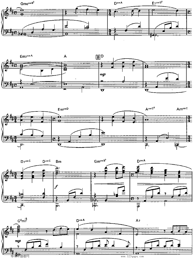 playinglove-海上钢琴师钢琴曲谱（图3）