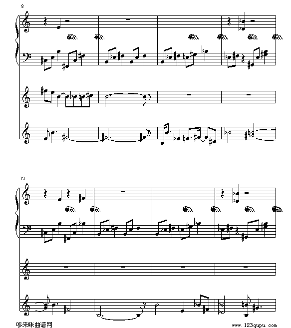 大航海时代四插曲-游戏钢琴曲谱（图2）