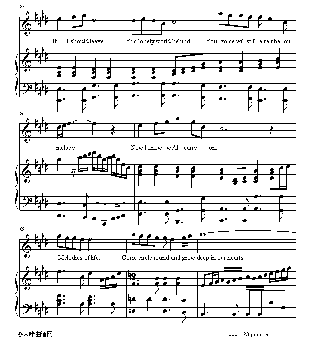最终幻想主题曲-游戏钢琴曲谱（图10）