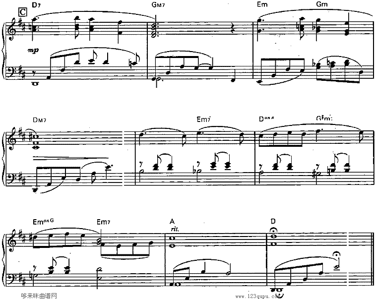 playinglove-海上钢琴师钢琴曲谱（图4）