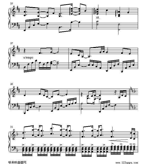lydia-飞儿乐团钢琴曲谱（图4）