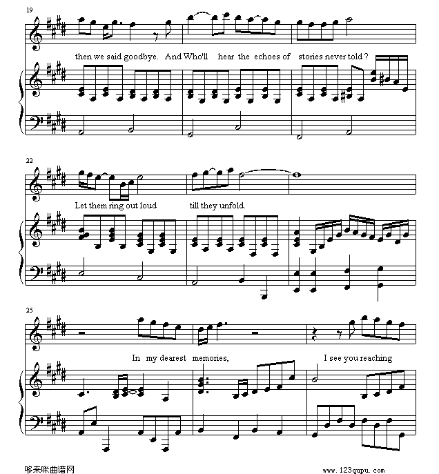 最终幻想主题曲-游戏钢琴曲谱（图3）