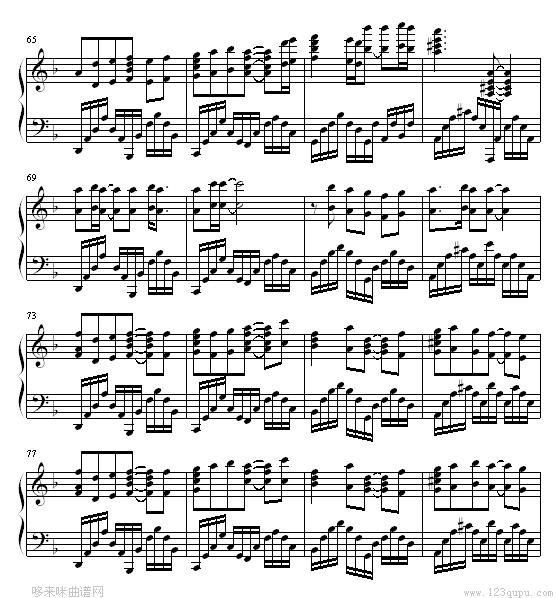 深海的孤独-尾浦游纪钢琴曲谱（图5）
