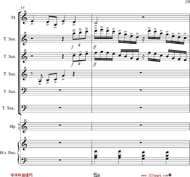 心雨-周杰伦钢琴曲谱（图19）