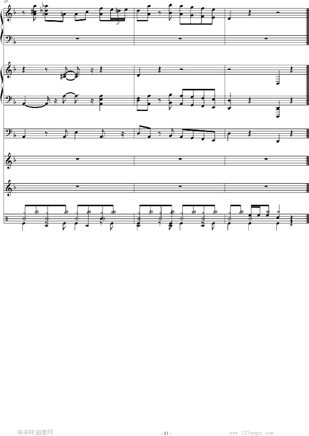 海上钢琴师-（改编版）-海上钢琴师钢琴曲谱（图11）
