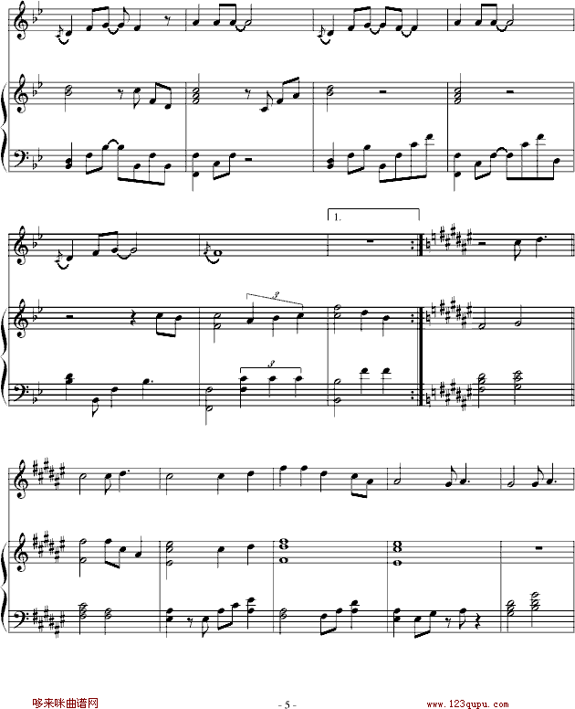 用心良苦-弹唱-张宇钢琴曲谱（图5）