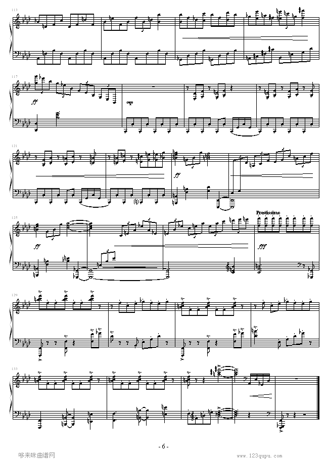 Fighting-(原版)-最终幻想钢琴曲谱（图6）