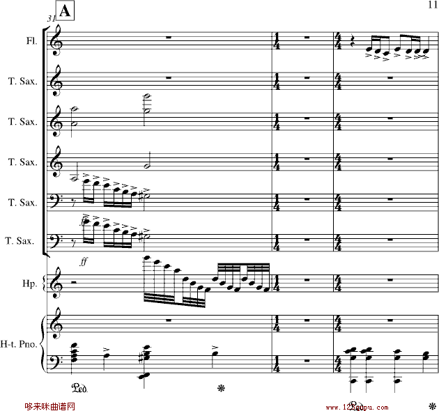 心雨-周杰伦钢琴曲谱（图11）