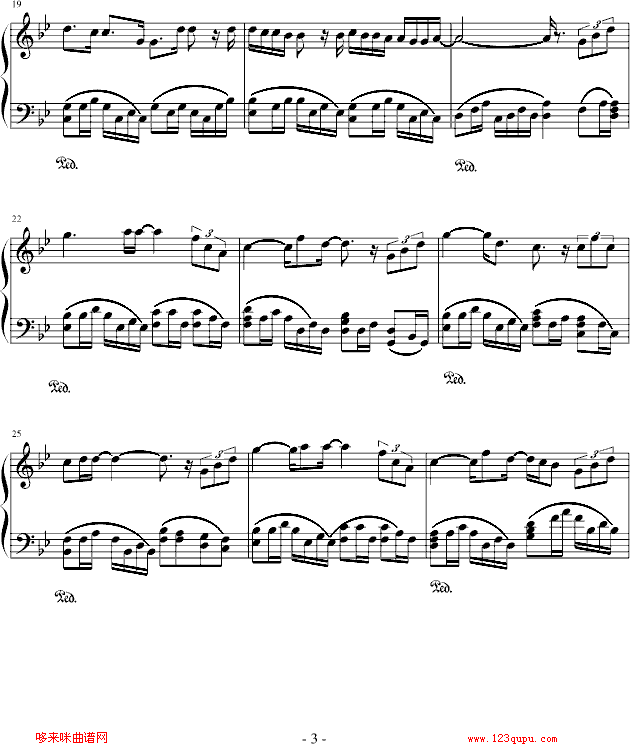 下沙-游鸿明钢琴曲谱（图3）