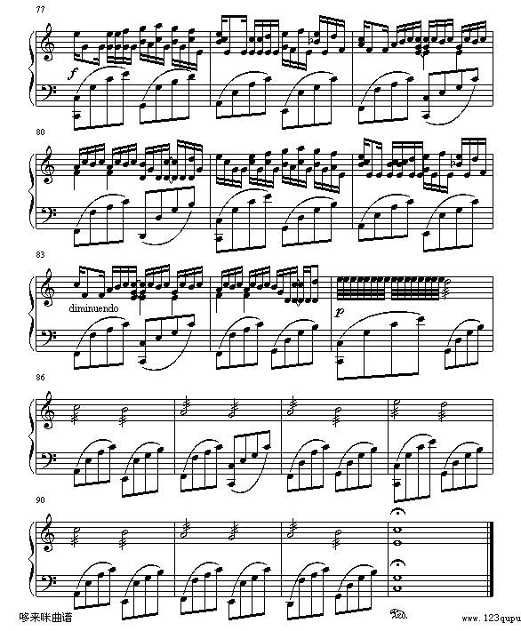 Kanon by Pachelbel-帕赫贝尔-Pachelbel钢琴曲谱（图6）