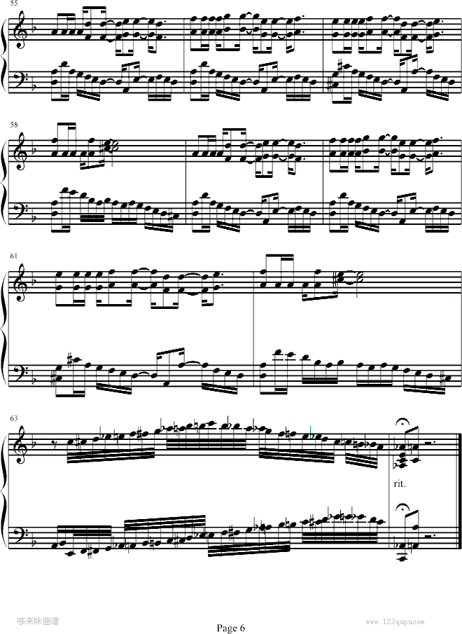 完美主义-周杰伦钢琴曲谱（图6）
