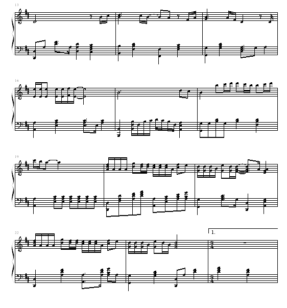 让我欢喜让我忧-伴奏-周华健钢琴曲谱（图2）