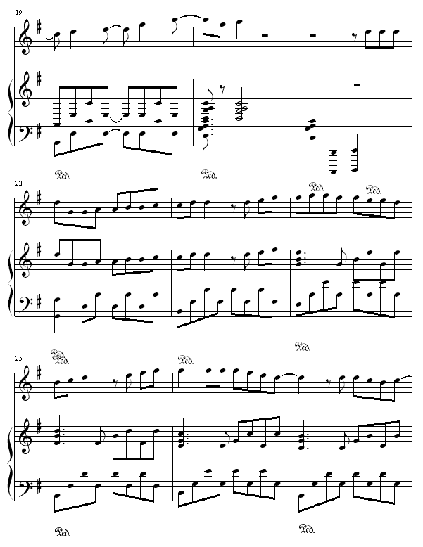 星晴-周杰伦钢琴曲谱（图3）