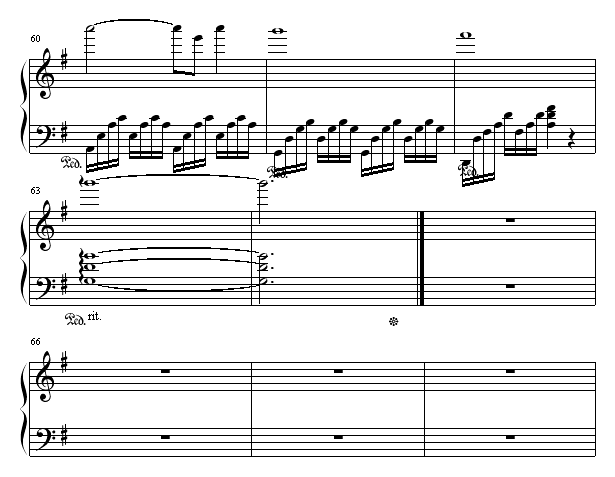 丝绸之路-喜多郎钢琴曲谱（图6）
