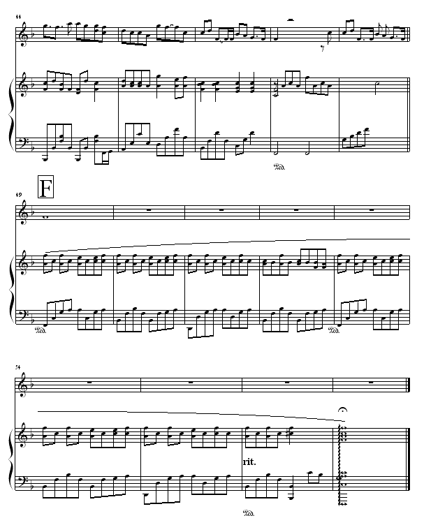 一路向北-周杰伦钢琴曲谱（图4）
