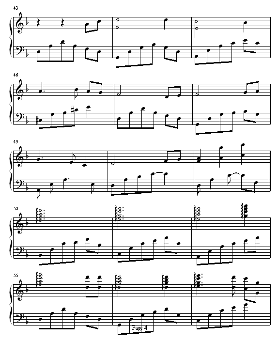 灰色空间-罗志祥钢琴曲谱（图4）