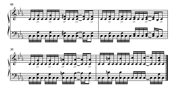活着VIVA-谢霆锋钢琴曲谱（图6）