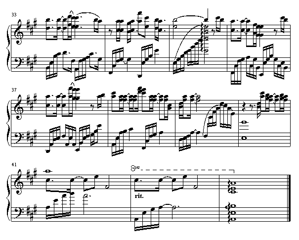 好想好想-古巨基钢琴曲谱（图3）