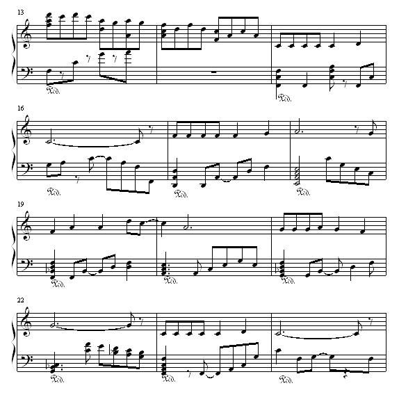 忘情水-刘德华钢琴曲谱（图2）