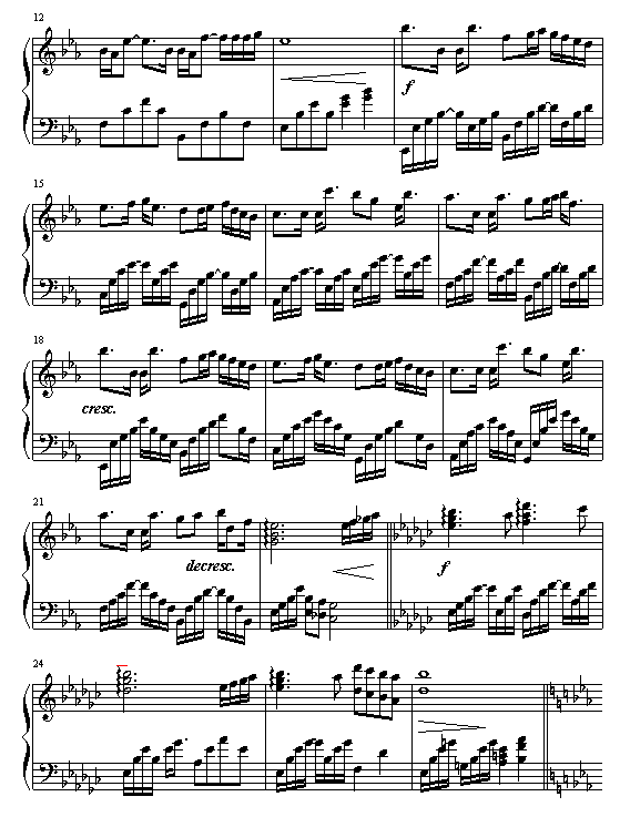 被风吹过的夏天-林俊杰钢琴曲谱（图2）