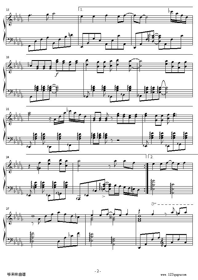 月光-52498190版-王心凌钢琴曲谱（图2）