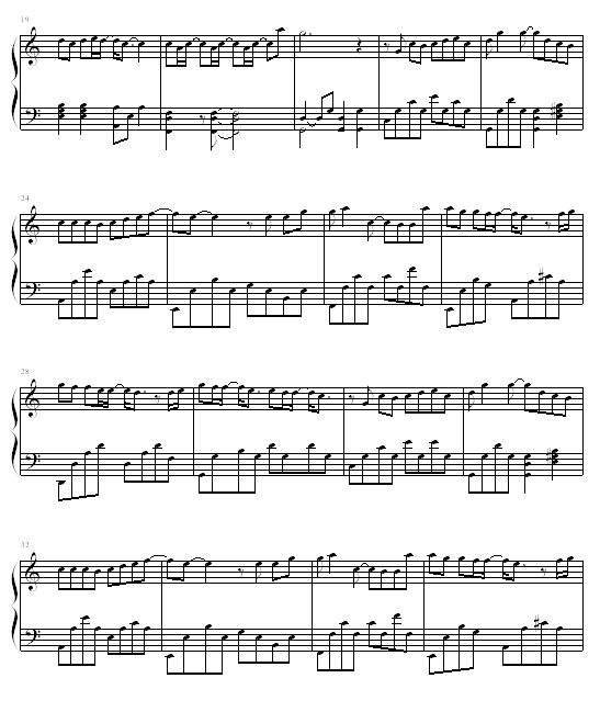 枫 - ﹑Shēkˊ﹏上传版-周杰伦钢琴曲谱（图2）