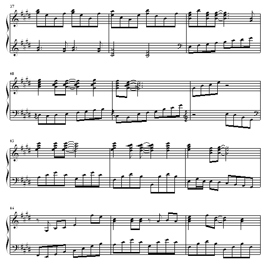 孤枕难眠-周华健钢琴曲谱（图4）