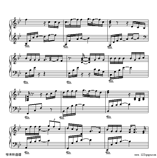 断点-张敬轩钢琴曲谱（图6）