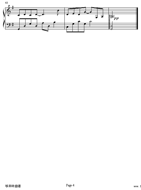 街角的祝福-陈冠宇钢琴曲谱（图4）