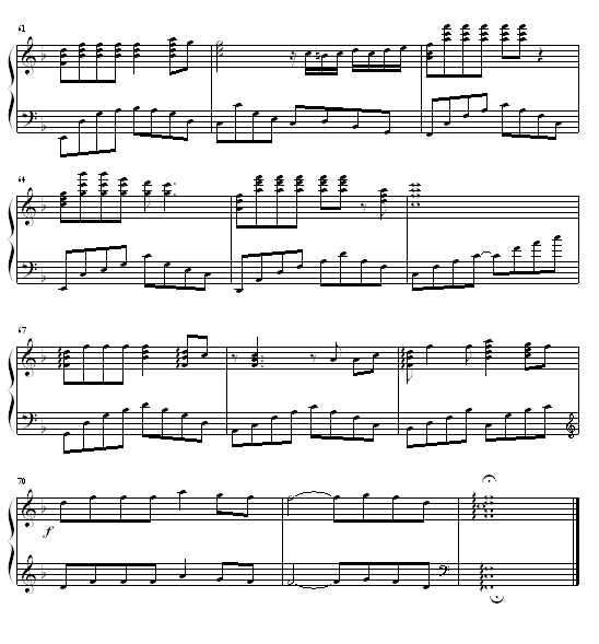 孤枕难眠-周华健钢琴曲谱（图6）