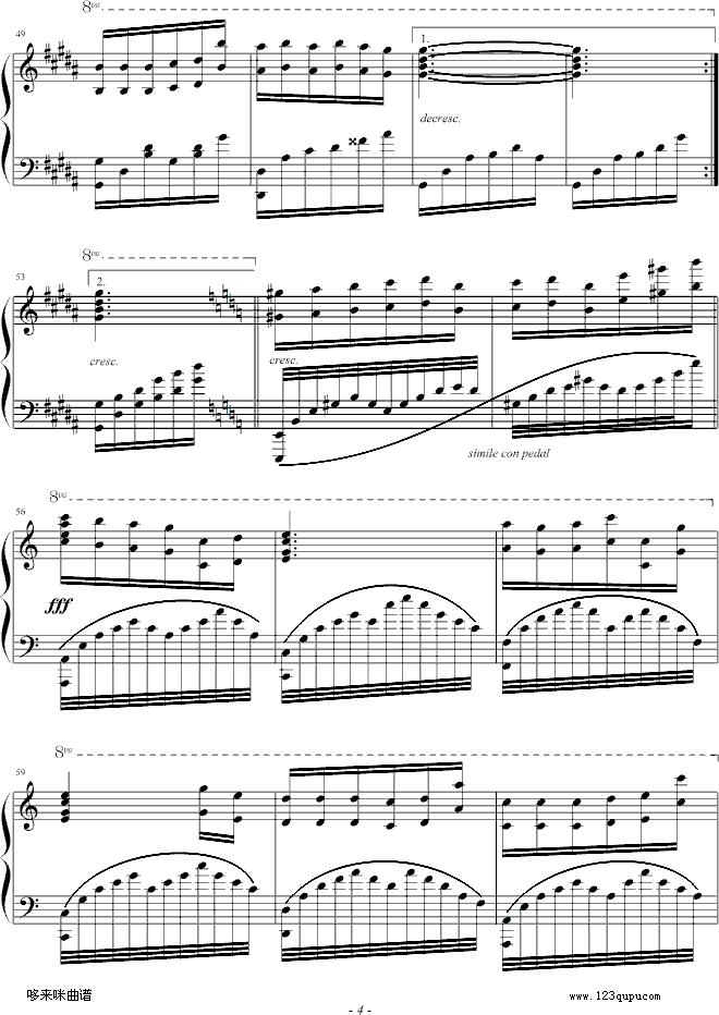 独角戏-许茹芸钢琴曲谱（图4）