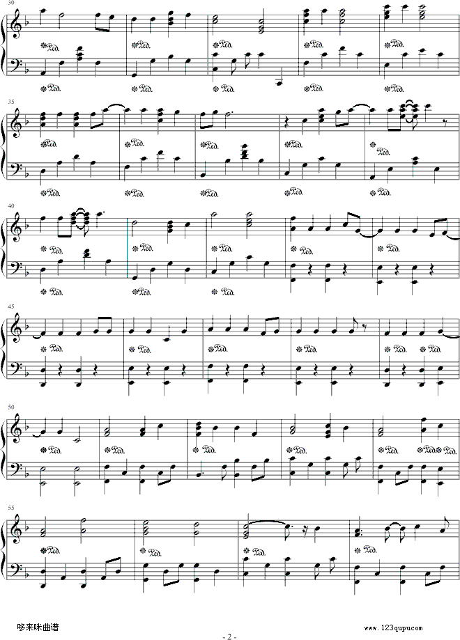 世上只有-容祖儿钢琴曲谱（图2）