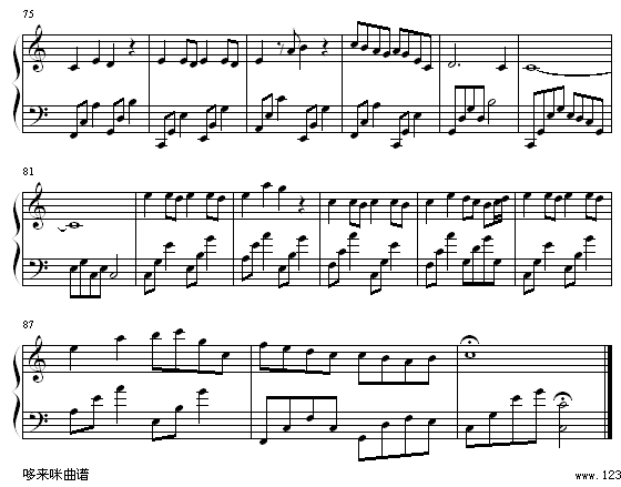萤火虫-伊能静钢琴曲谱（图4）