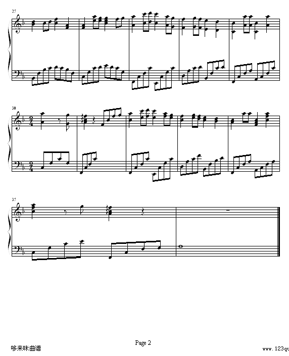 戇过头-(简易版)-梁静茹钢琴曲谱（图2）