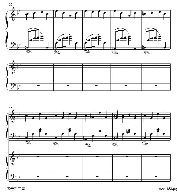 布拉格广场-蔡依林钢琴曲谱（图3）