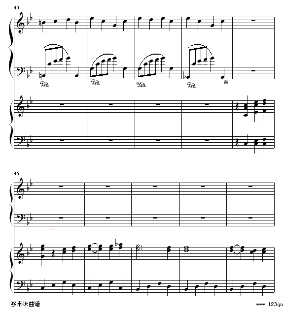 布拉格广场-蔡依林钢琴曲谱（图5）
