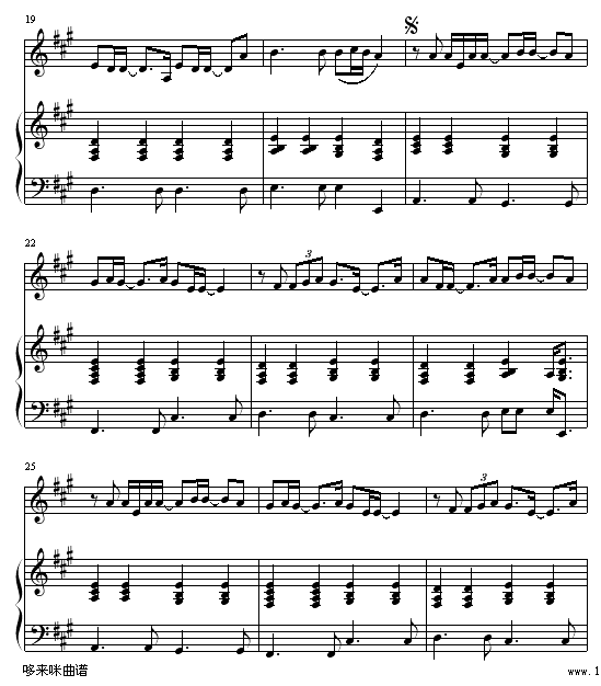 相信-孙燕姿钢琴曲谱（图3）