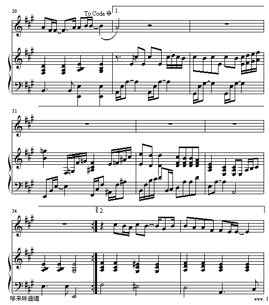 相信-孙燕姿钢琴曲谱（图4）