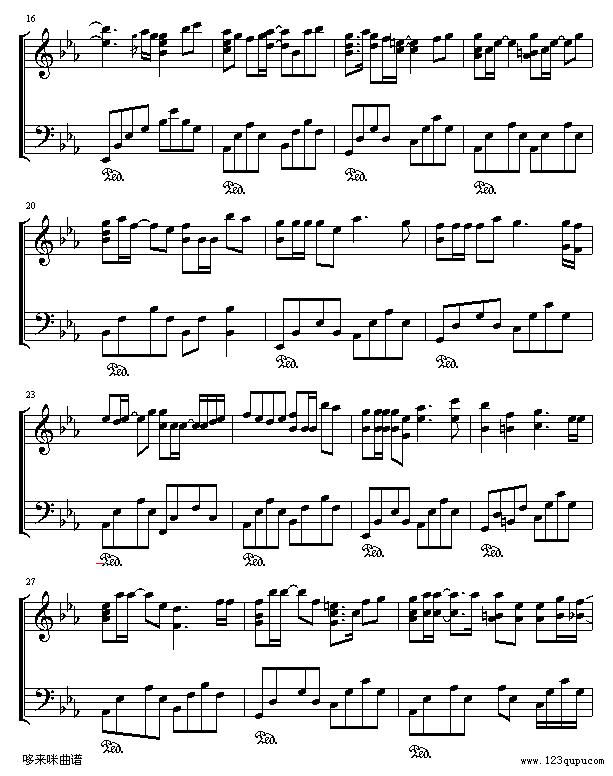 无痛无恋-关心妍钢琴曲谱（图2）